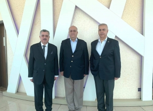 السفير البرزنجي يلبي دعوة غداء من سيادة الفريق اول الركن صلاح الدين مصطفى كمال وشقيقه